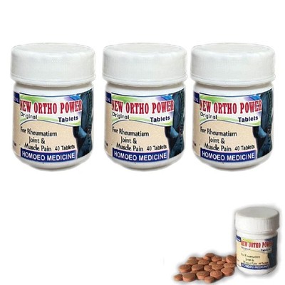 Ayurvedic new Ortho Power Tablet (3x 40 Units) Tablets