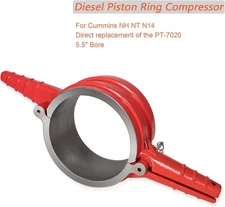 Replace PT-7020 Piston Ring Compressor Tool 7020 for Cummins 5.5" Bore NH NT N14