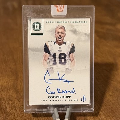 2017 Panini Encased - Rookie Notable Signatures Cooper Kupp #RN-CKP Auto 1/1