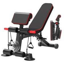 Adjustable Weight Bench,Utility Workout Bench Foldable Incline Decline Benche...