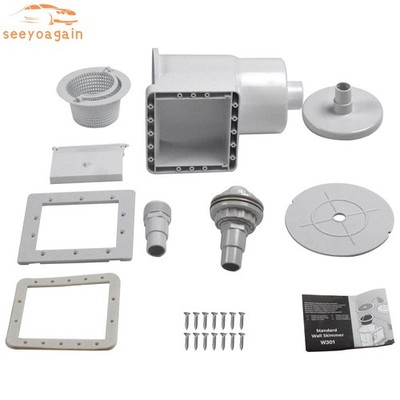Universal Above Ground Pool Skimmer Kit ABS Thru-Wall 6'' Fits Standard Pool