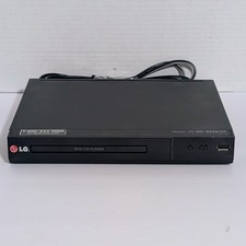 LG DP132 Slim DVD Player USB Direct Recording CD MP3 JPG No Remote Tested Works
