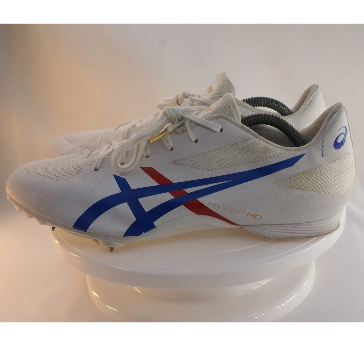 ASICS Hyper Sprint 8 Track Spikes NWT Men’s 10.5 White Blue Racing Shoes Amazon.com | ASICS Unisex Hypersprint 7 Track & Field Shoes  main image 3