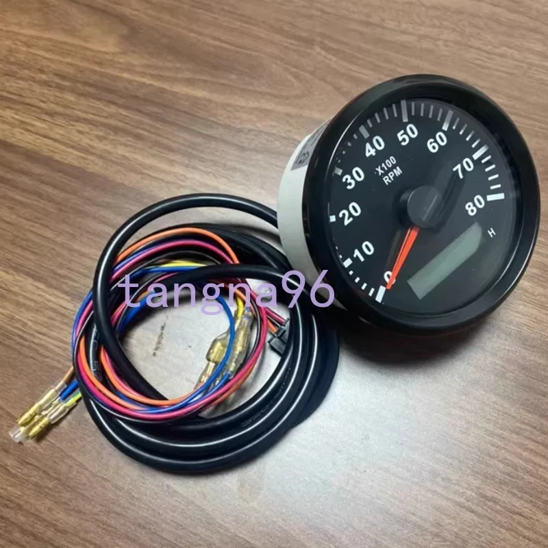 Tacómetro fueraborda 6000 8000 RPM apto para Yamaha Suzuki Mercory 2 tiempos 4 tiempos