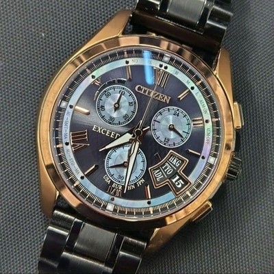 Citizen Exceed H610 Solar Radio Watch White Pearl Dial Limited 500