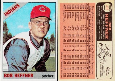 1966 Topps Baseball Card #432 Bob Heffner