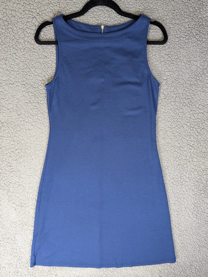 Vestido Vaina Tommy Bahama Darcy Azul Retiro Sin Mangas Talla Pequeña Vacaciones Foto 4 de 4