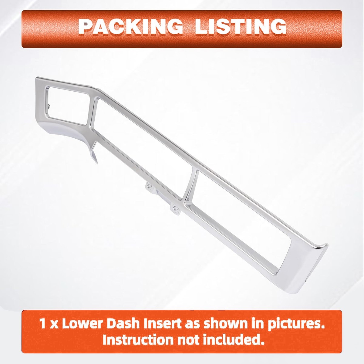 Chrome Dashboard Trim Dash Insert RH For Freightliner Century