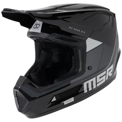 MSR  Mav Sensor Dirt Bike Motocross Helmet w/ MIPS XX-Large Black/Grey