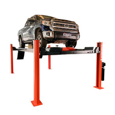 15000 lbs 4 Post Car Lift with Casters Kits Four Post Parking Lift 4-Post Lift