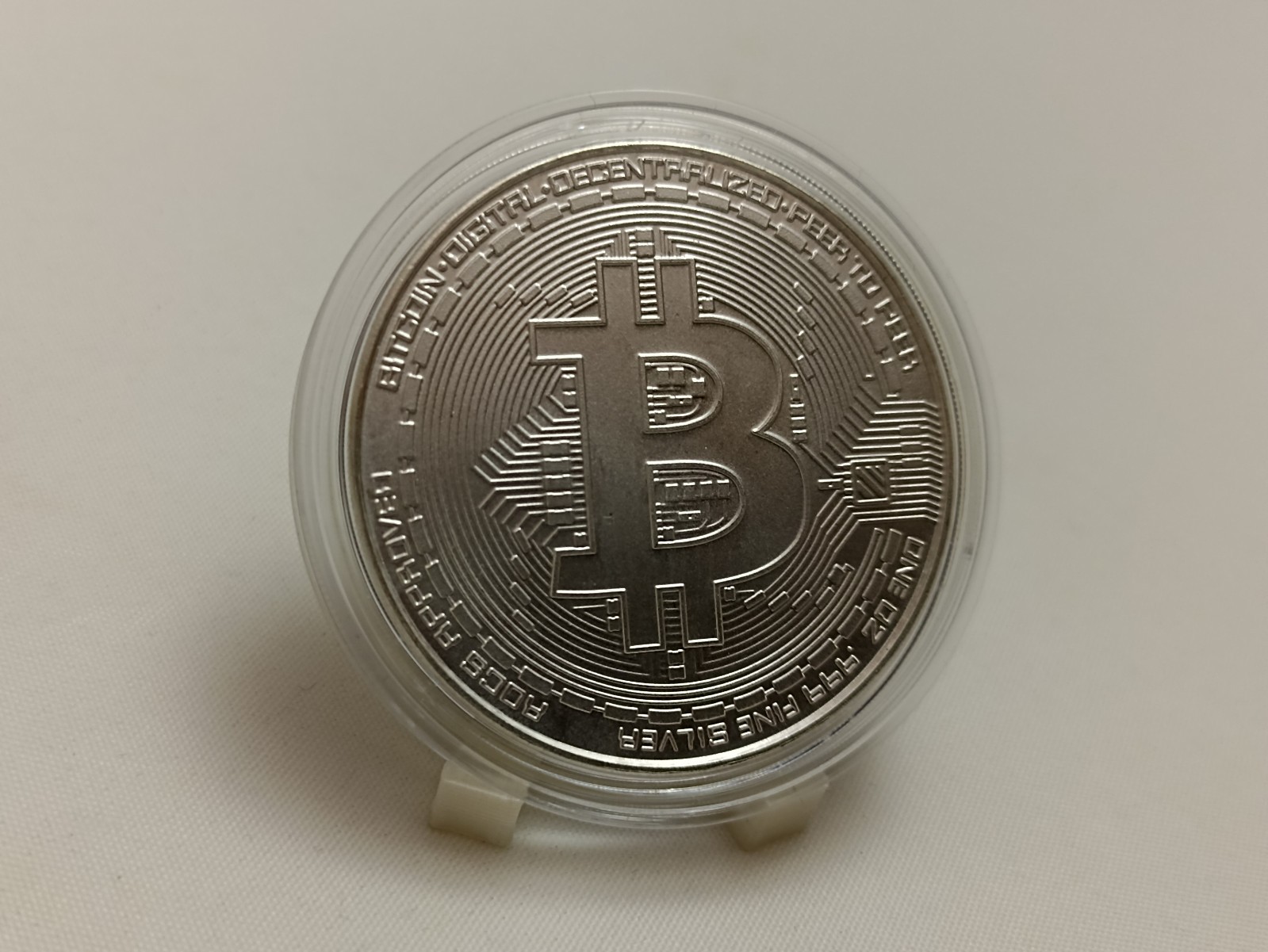 Tschad 2020 Crypto Series Bitcoin Btc 5000 Francs CFA 1 OZ Unze Silber Münze  UNC