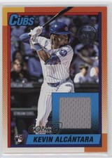 2025 Update 1990 Topps Baseball Relics Kevin Alcantara Alcántara #90RU-KA 0m89