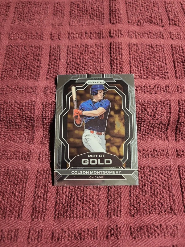 Colson Montgomery 2023 Panini Prizm Baseball Pot of Gold White Sox