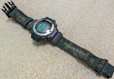 Rare Vintage Casio Pro Trek PRT-40 Triple Sensor Digital Men s Sports Watch JDM