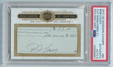 2017 Upper Deck Goodwin Champions Bob Cousy Cut Signatures Auto 1/1 PSA AU 8