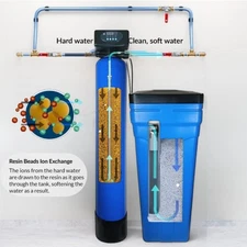 SUPERIOR Whole House Water Softener System - 64,000 Grains Whole House Water So