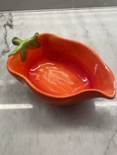 Pier 1 Red Pepper Salsa Bowl