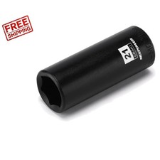 Single 21mm Deep Impact Socket - Engineered For Impact Drivers Heavy-duty Use Single 21mm Deep Impact Socket - Engineered For Impact Drivers Heavy-duty Use