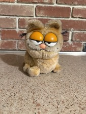 Vintage 1978-1981 Dakin Garfield Plush Sleepy Eyes Sitting Cat 6" Stuffed Toy