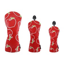 Fruit Printed Wood Headcover Protector Waterproof Golfer Outdoor Lightweight