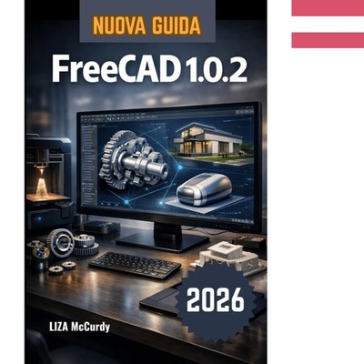 FreeCAD 1.0.2 Guida utente 2026: Come creare oggetti 3D e prodotti reali al c...