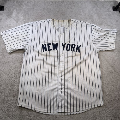 New York Yankees Juan Soto Jersey Mens 3XL White #22 Pinstripe MLB Baseball