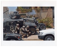 2003 101st Airborne Fire TOW Uday Qusay Hussein Mosul Iraq 8x10 Original Photo