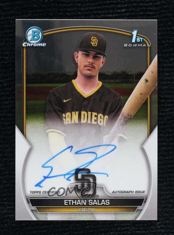 Ethan Salas 2023 Bowman Chrome #CPA-ESS Prospect Auto (1st) Price