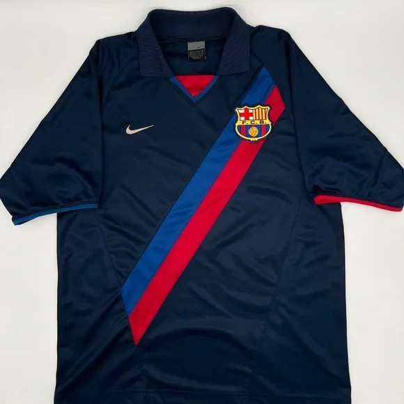 【正規品】バルセロナ 02-03 AWAY Ronaldinho #10 Barcelona 2002/2003 Away ORIGINAL Nike VTG Rare