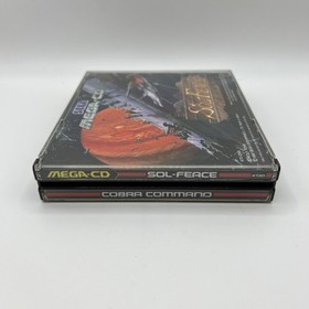 Cobra Command Sol-Feace SEGA Mega CD PAL EUR Game Used COMPLETE