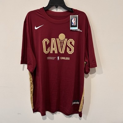 Nike Men s Basketball Cavs Cavaliers Tee Dri Fit Shirt XXL