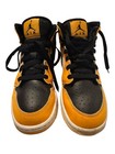 Jordan Air Jordan 1 Mid (GS) Yellow/Black/White Sneakers 4.5Y 554725-701 — photo 1