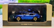 KYOSHO 1/43 TOYOTA 2000GT   BLUE CHROME 36417