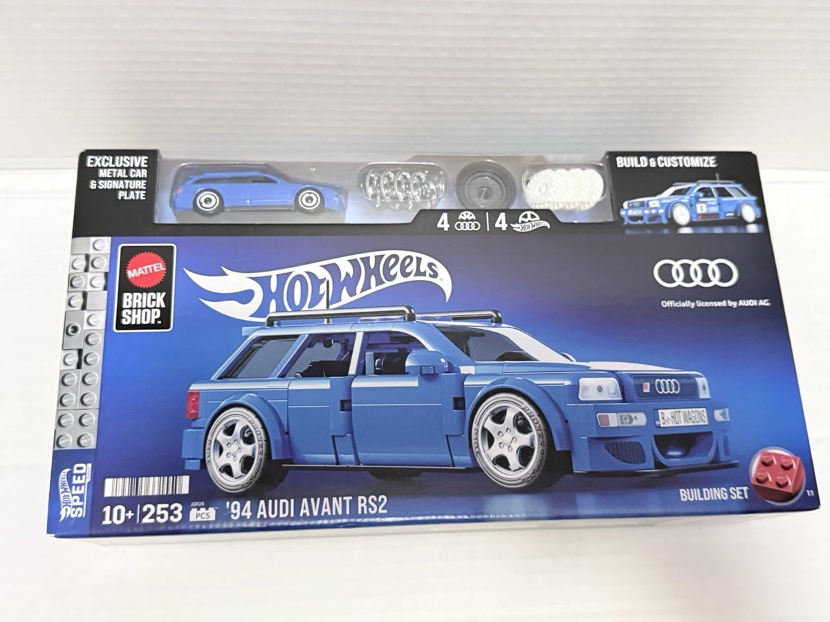 Rare Hot Wheels '94 Audi Avant RS2 253 Pcs 10+ Building Set Brick