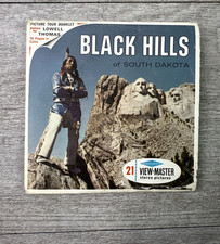 Vintage Sawyer's View-Master Black Hills of South Dakota A486 3 Reels