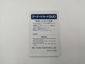Arcade Card Duo Model Pce Ac1 Nec FHO63