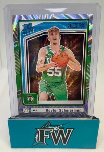 2024-25 Donruss Baylor Scheierman RC #224 Rated Rookie Wedges Celtics - Bild 1 von 2