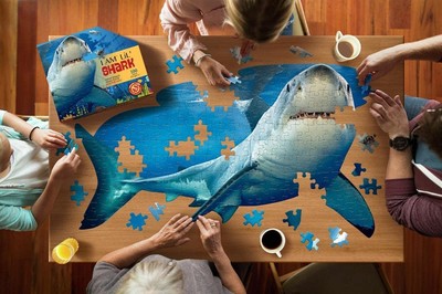 Madd Capp LiL' SHARK 100 Piece Jigsaw Puzzle For Ages 5+ - 4013 - Unique Animal-