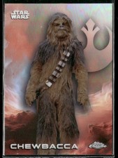 Chewbacca Topps 2025 Topps Chrome Star Wars 23 Refractor