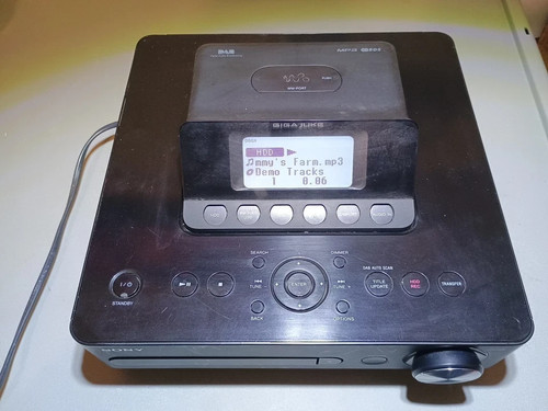 SONY GIGA Juke DAB MP3 CD WM-Port USB CD Ripper HDD NAS-E300HD - Picture 7 of 8