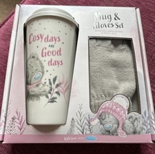 New Me Yo You Bears Mug & Glove Set Travel Mug Cosy Days Tatty Teddy Gift Set