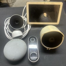 2 Google Nest Cameras And Doorbell Cam Plus Speaker And Home Hub Bundle