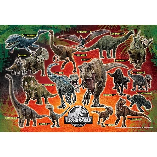Epoch 300 Pieces Discover Jurassic World Jigsaw Puzzle 26x38cm 26-327s Movie FS