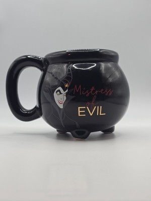 Disney Villains Maleficent Tasse Kessel schwarz Keramik Herrin des Bösen Tasse sehr guter Zustand