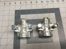 DIXON BOSS,B9,PLATED Lot Of 2 IRON HOSE CLAMP 3/4 INCH 2-BOLT TYPE - V31 