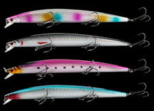 Set 4 Esche Artificiali Per Pesca - In Silicone, 10 Cm, Per Spinning In Mare E Acqua Dolce - Foto 7
