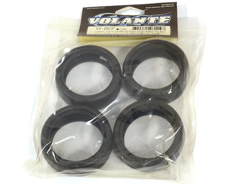 Volante 1/10 TC V5 28-CP Indoor Carpet Rubber Tire 4pcs - 第 1/1 張圖片