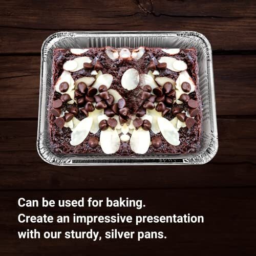 Aluminum Pans Half Size, 9X13, Extra Heavy Duty Disposable Foil Pans 30 Pack - Picture 7 of 7