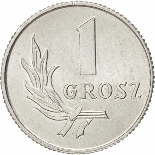 Polnische Münze 1 Grosz | Adler | Polen | 1949 - Bild 6 von 6