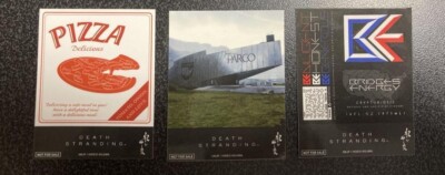DEATH STRANDING 5th Anniversary Exhibition Benefit Sticker Shibuya Parco Limited